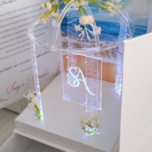 Convite Caixa LED com gaveta